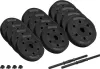 Rebel RBA-2328 Manubri regolabili 2 x 10 kg, nero Anteprima dell’immagine prodotto 2