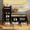 Szafka na buty Merax z ławką, duża półka na buty do Podgląd zdjęcia produktu 4