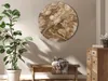 Italienischer Leinwand Rundes Bild - Floral Ornaments Produktbild-Vorschau 2