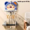 TEMI Indoor Mini Basketballkorb, 2-in-1, mit Bällen & Produktbild-Vorschau 5