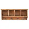 VINTAGE  HAKENLEISTE mit ABLAGEFÄCHERN 70x27cm Produktbild-Vorschau 2