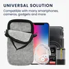 kwmobile Handytasche für Smartphones L - 6,5" - Filz Handy Produktbild-Vorschau 4