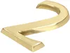 KOTARBAU® Numéro de maison 3D chiffre "2" en laiton 10 cm Voir les images du produit 5