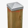 25x Pfostenkappe verzinkt 91 mm Pyramide Abdeckkappe für Produktbild-Vorschau 4