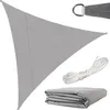 GARDLOV 23141 Sonnensegel 4x4x4 m grau Produktbild-Vorschau 1