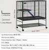 SucceBuy 39" pojízdná kovová klec pro fretky, velká Náhled obrázku produktu 7
