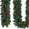 Weihnachtsgirlande 100 cm, dekorierte Tannengirlande mit Produktbild-Vorschau 2