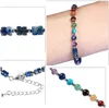 7 Chakren Stein Perlenarmband für Damen, Verstellbares Produktbild-Vorschau 2