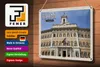 Blechschild Reise Rom Italien Parlament Architektur 30x20cm Produktbild-Vorschau 3