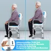TWOLIIN Chaise de douche avec accoudoirs et dossier Voir les images du produit 7