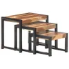 vidaXL Tables d'ensemble 3 pcs. Bois massif Voir les images du produit 11