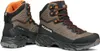 Wanderschuhe "Rush TRK LT GTX" von Scarpa in Braun und Schwarz mit orangefarbenen Akzenten. Produktbild-Vorschau