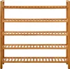 vidaXL Schuhregal mit 5 Etagen 100x27x100 cm Massivholz Produktbild-Vorschau 1