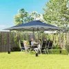 Pavillon ca. 4x4m Wasserdicht Stabil Winterfest Pop-up Produktbild-Vorschau 2