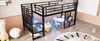 Lit mezzanine en métal 90x200 cm avec escalier, espace de Voir les images du produit 10