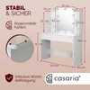 CASARIA® Schminktisch mit Spiegel LED Beleuchtung Produktbild-Vorschau 7