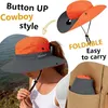 2 Stück Sonnenhut für Damen Outdoor Faltbar Safari Hut mit Produktbild-Vorschau 7