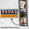 Blechschild PAPAS WERKSTATT - Schild Papas Service - Produktbild-Vorschau 2