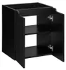 Armoire De Salle De Bain 50 Cm Noir Mat Avec Plateau Voir les images du produit 5