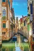 Wallario Poster - Urlaub in Venedig  Kanal zwischen bunten Produktbild-Vorschau 1