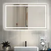 LED Badspiegel mit Beleuchtung Beschlagfrei 100x80cm Produktbild-Vorschau 1
