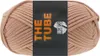 A ball of beige yarn with a black label. Produktbild-Vorschau