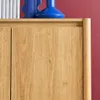 sweeek - Sideboard Holzdekor 2 Türen 80 cm - Natur Produktbild-Vorschau 8