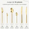 Deleca Amor cubertería para 6 personas, 36 piezas con Vista previa de la imagen del producto 2