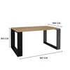 Tavolino da soggiorno LAUREN 1 - rovere artisan / nero Anteprima dell’immagine prodotto 8
