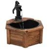 vidaXL Fontana da giardino con pompa 57x57x53 cm in legno Anteprima dell’immagine prodotto 3