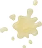 A spill of shiny, golden liquid with glitter on a white background. Náhled obrázku produktu