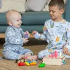 Ulanik Montessori Holzset "Colourful nesting dolls" Produktbild-Vorschau 6