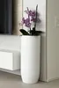 VIVANNO Vase de sol en fibre de verre SOLERIO Rond, blanc Voir les images du produit 3