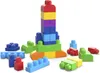 Mega Bloks Big ECO sáček kostek modrý Náhled obrázku produktu 48