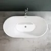 Mai & Mai freistehende Acryl-Badewanne Oval Standbadewanne Produktbild-Vorschau 5