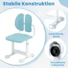COSTWAY dětská židle k psacímu stolu, výškově nastavitelná Náhled obrázku produktu 7