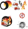 URSUS Laternen Bastelset EASY LINE 16 FEUERWEHR Produktbild-Vorschau 3