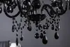 Eleganter Kronleuchter BLACK CRYSTAL 55cm schwarz Acryl Produktbild-Vorschau 15