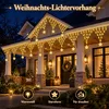 5x0,6 meter LED-lichtgordijn, kerst, sterren, lichtketting, Productafbeelding-voorbeeld 9