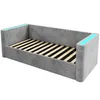 Schlafsofa mit Bettfunktion, Stauraum und LED-Beleuchtung Produktbild-Vorschau 9