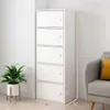Nowoczesna komoda duża biała loft retro 5 półek Podgląd zdjęcia produktu 5
