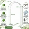 DanDiBo Arco di rose zincato Solido 140 cm Arco 96519 Anteprima dell’immagine prodotto 2