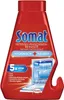 A red bottle of Somat dishwasher cleaner against a white background. Produktbild-Vorschau