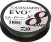 Daiwa Tournament X8 Braid EVO+  Dark Green 135m 0.20 mm Produktbild-Vorschau 2
