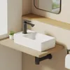 EMKE Umyvadlo na desku keramické obdélníkové 410x220mm bílé Náhled obrázku produktu 2