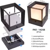 Kubische Design Aussenlampe Sockelleuchte Pfostenleuchte Produktbild-Vorschau 5