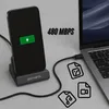 4smarts Ladestation VoltDock USB-C 60W. grau Produktbild-Vorschau 3