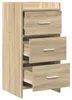 vidaXL Dressoir Sonoma-eikenhout, 40 x 36 x 80 cm, Productafbeelding-voorbeeld 2