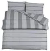 vidaXL Bettwäsche-Set Grau 260x220 cm Baumwolle Produktbild-Vorschau 1