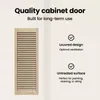 vidaXL Portes d'armoire, lot de 4, couleur naturelle, 110 x Voir les images du produit 5